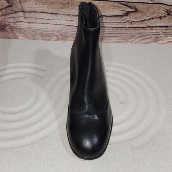 Camper Twins Black Booties Blue and Green Block‎ Heels Size 35 - Picture 4 of 16